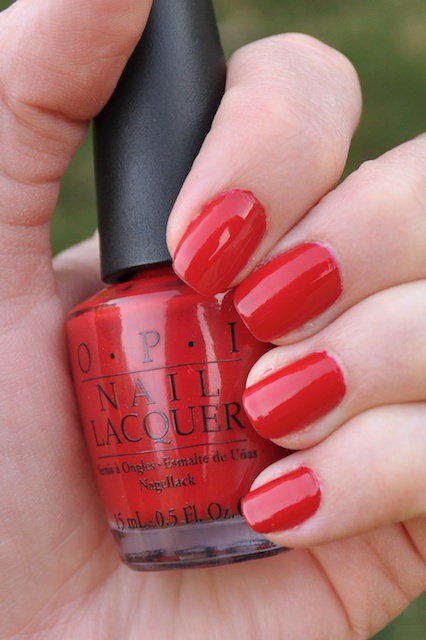 This Week's Nails – OPI, The Thrill of Brazil | Handmade Grace